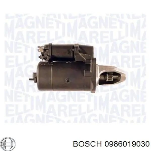 0986019030 Bosch motor de arranque