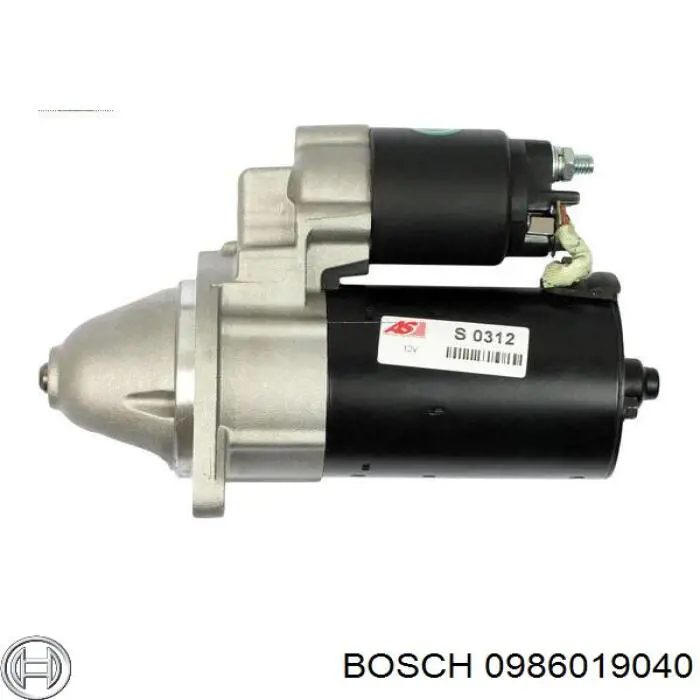 0986019040 Bosch motor de arranque