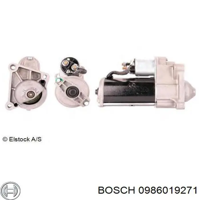 0986019271 Bosch motor de arranque