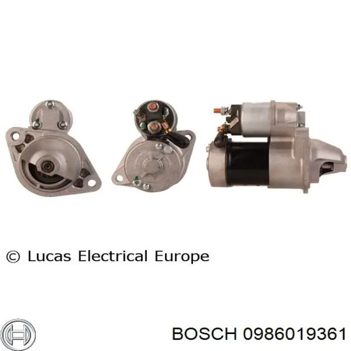 Burro de arranque  Bosch 0986019361 precio, desde 130,65 EUR