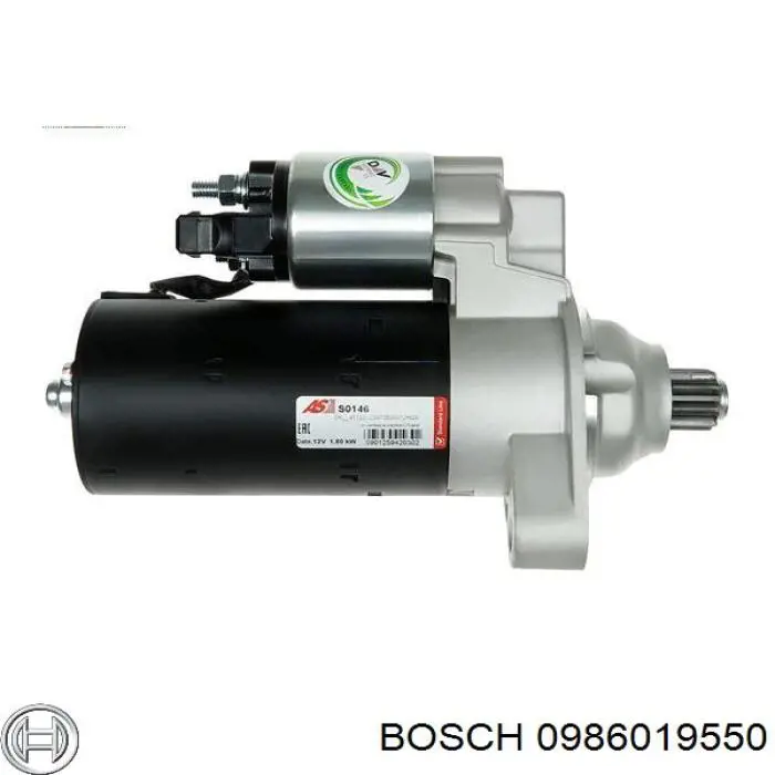 0986019550 Bosch motor de arranque