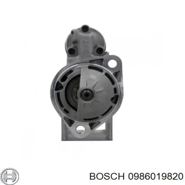 0986019820 Bosch motor de arranque