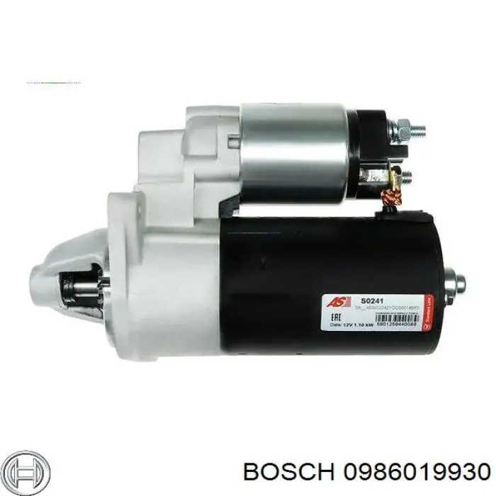 0986019930 Bosch motor de arranque
