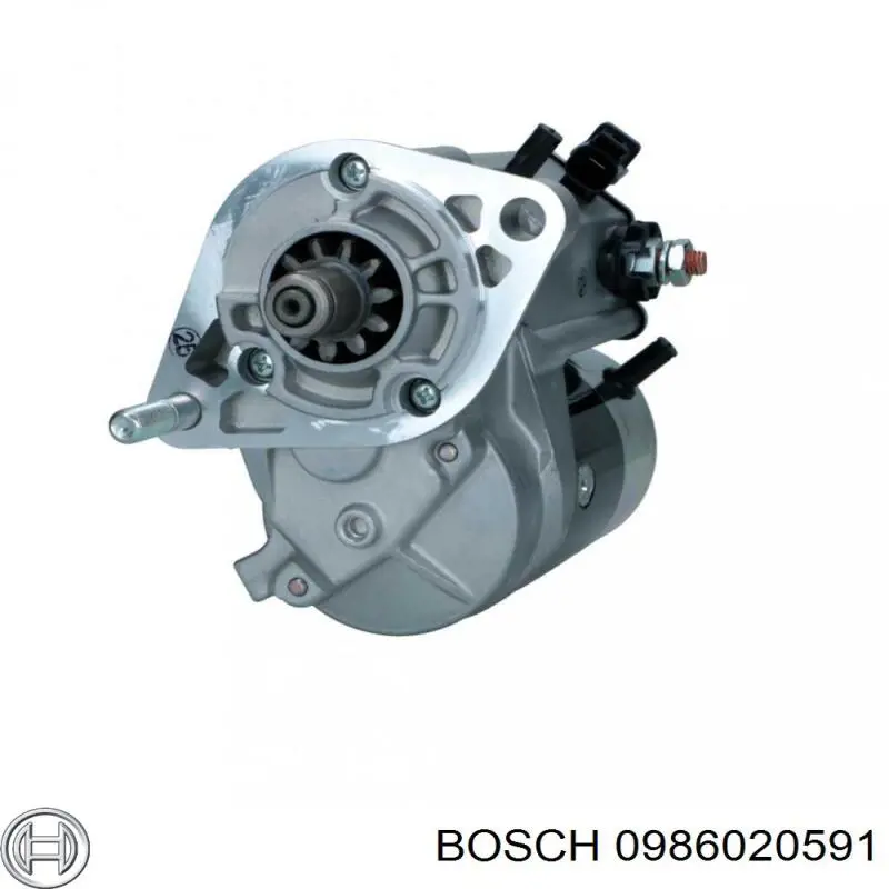 0 986 020 591 Bosch motor de arranque