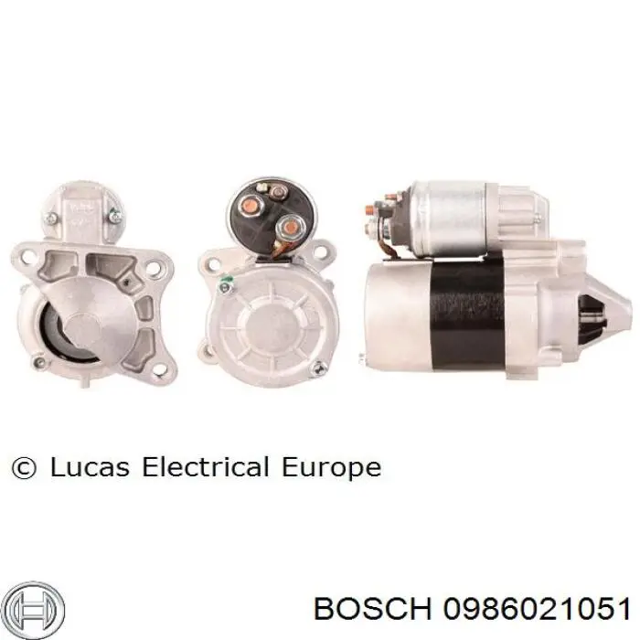 0 986 021 051 Bosch motor de arranque