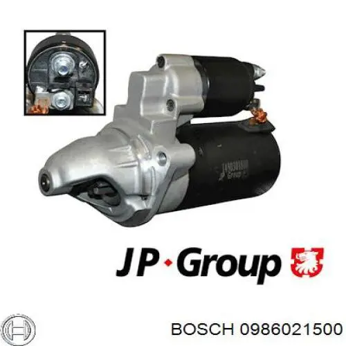 0986021500 Bosch motor de arranque