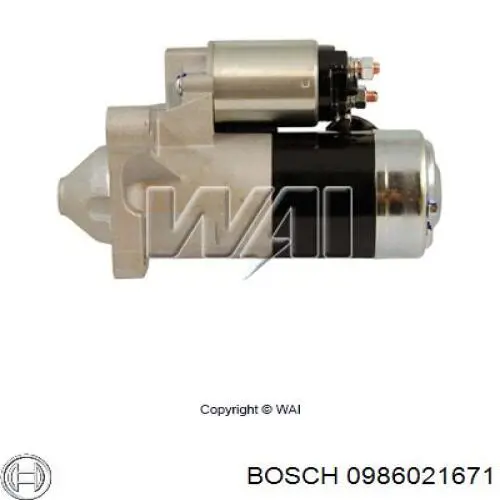 Motor de arranque D6RA105 Renault (RVI)