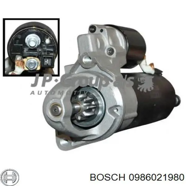 0986021980 Bosch Arranque motores