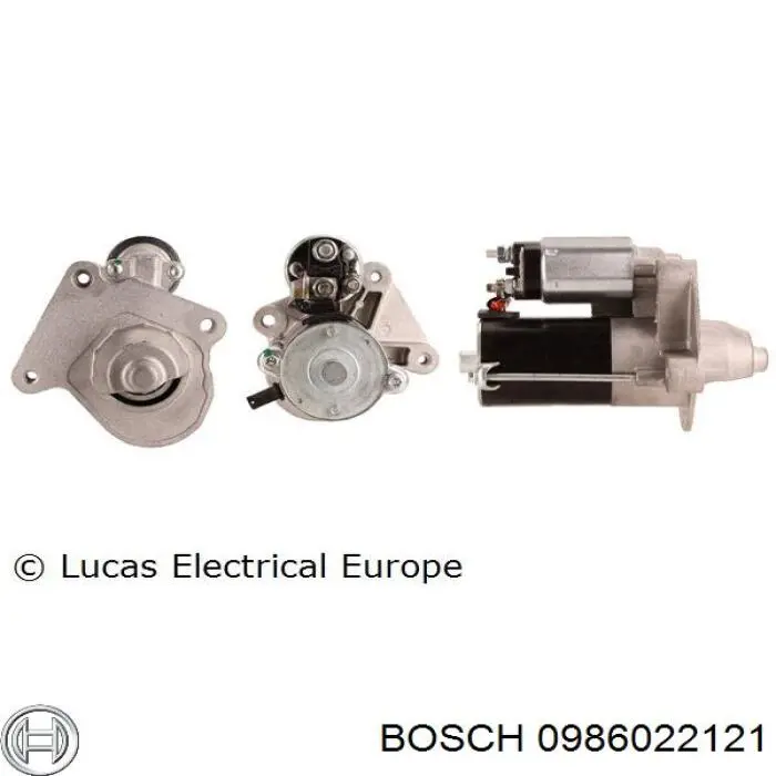 0986022121 Bosch motor de arranque