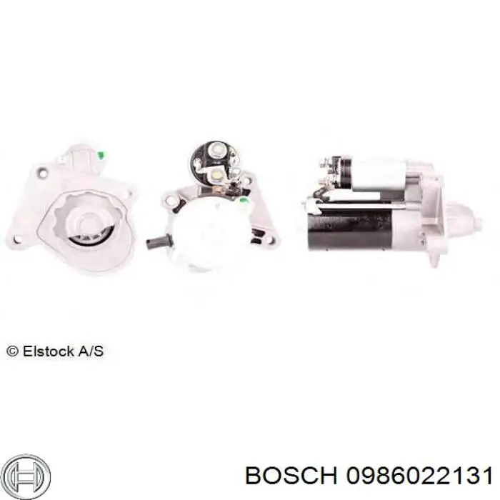 0986022131 Bosch motor de arranque
