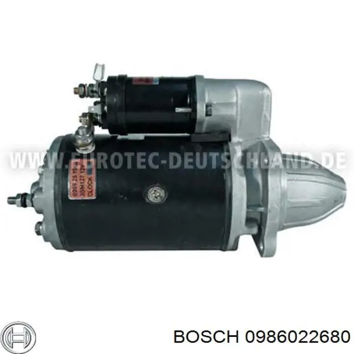 0986022680 Bosch motor de arranque