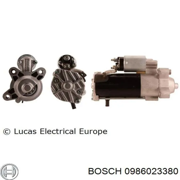 0986023380 Bosch Arranque motores