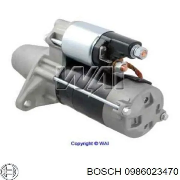 0 986 023 470 Bosch motor de arranque