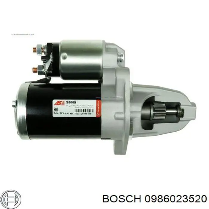 0 986 023 520 Bosch motor de arranque