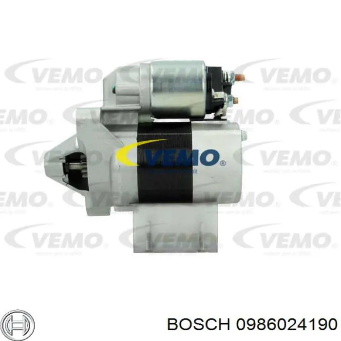 0 986 024 190 Bosch motor de arranque