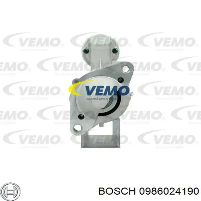 0986024190 Bosch Arranque motores