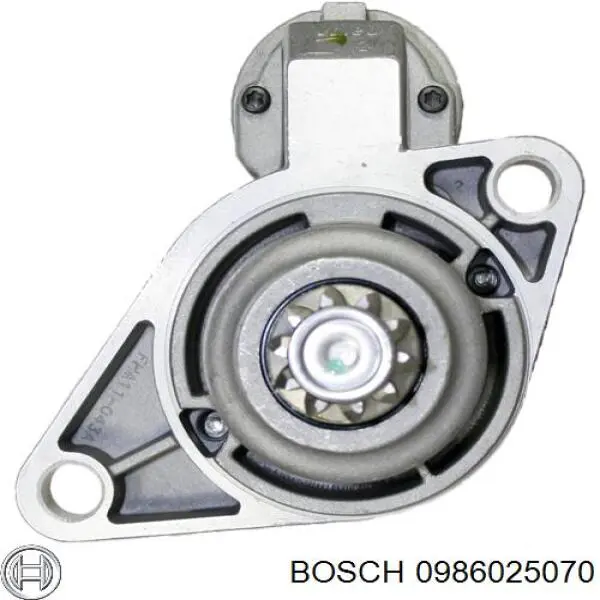 Motor de arranque 0986025070 Bosch