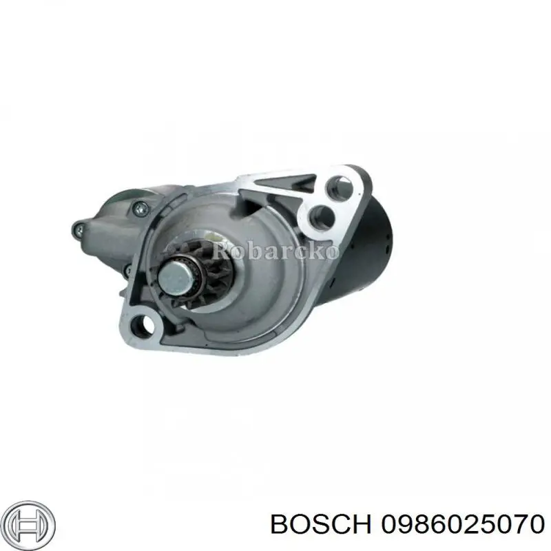 0986025070 Bosch motor de arranque