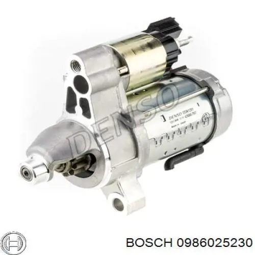 0986025230 Bosch motor de arranque