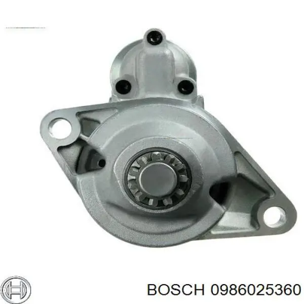 0 986 025 360 Bosch motor de arranque