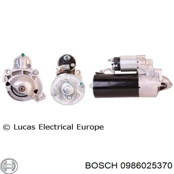 0 986 025 370 Bosch motor de arranque