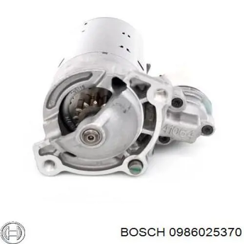 0986025370 Bosch Arranque motores