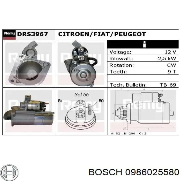 0986025580 Bosch