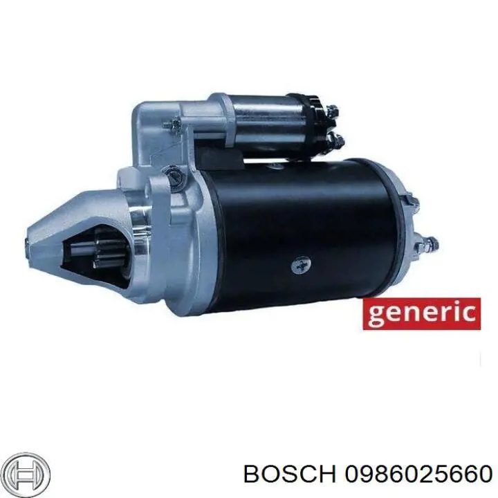 0986025660 Bosch motor de arranque