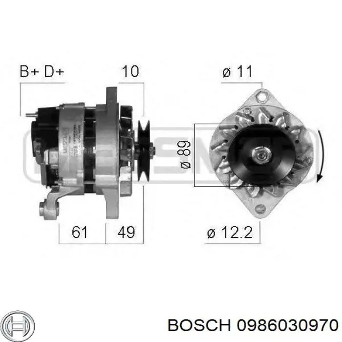 Comprar 0986030970 Bosch Dynamo