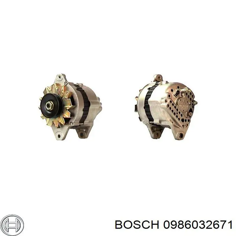 0986032671 Bosch alternador