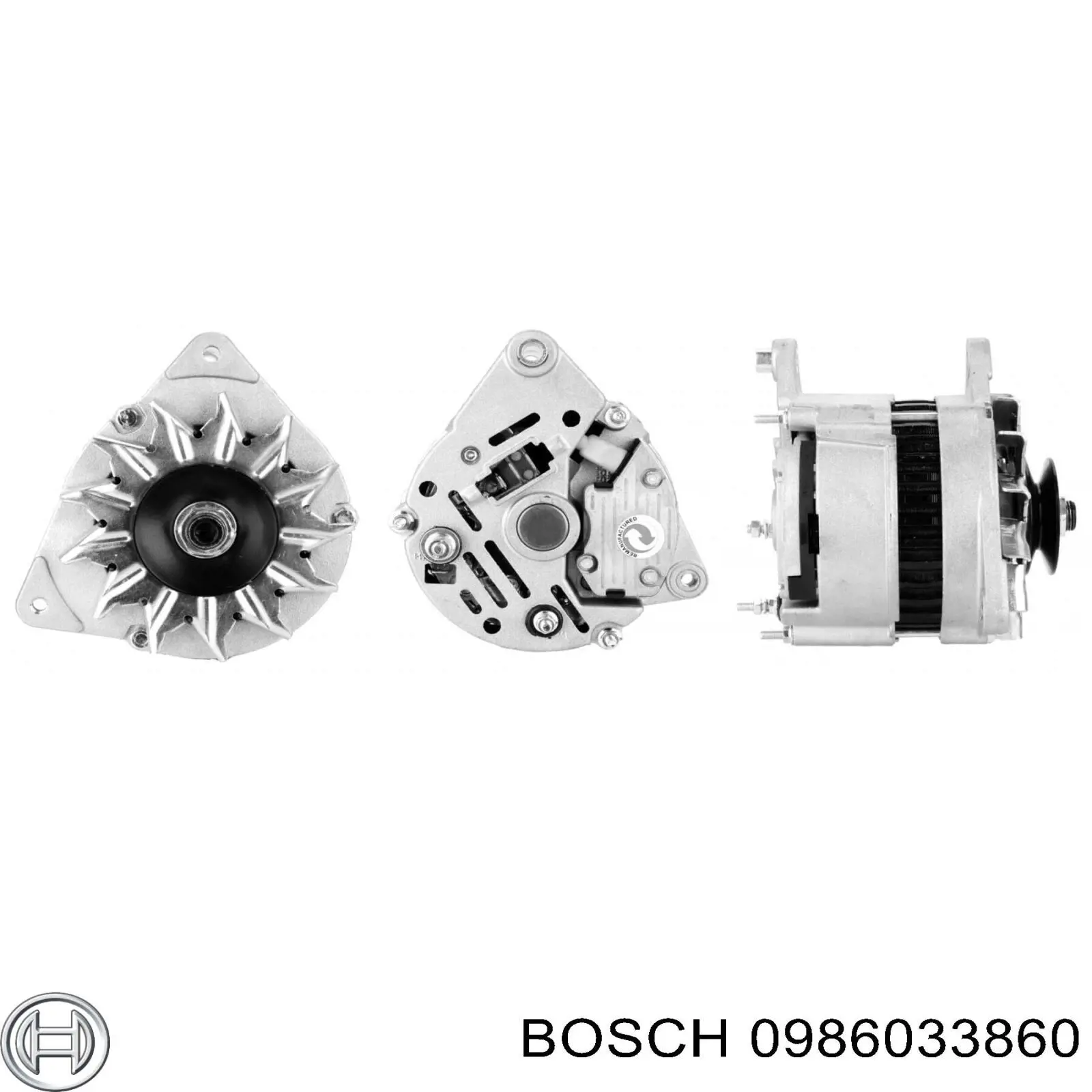 0986033860 Bosch alternador