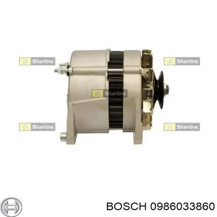0986033860 Bosch Alternador de coche