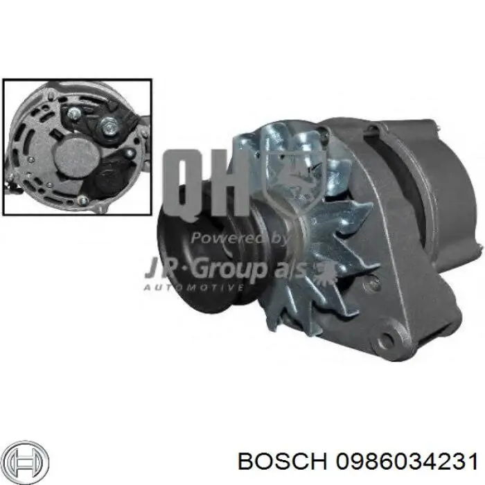 0986034231 Bosch alternador