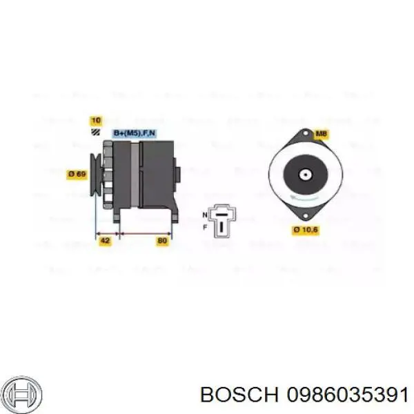 Alternador del motor Nissan/Infiniti 23100H7206 precio, desde 149,66 EUR