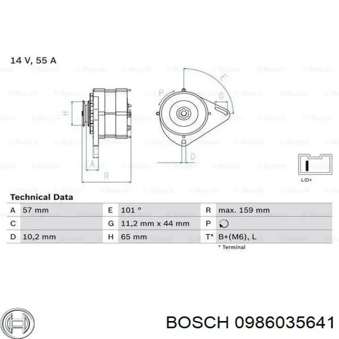 STX100346R Stardax alternador