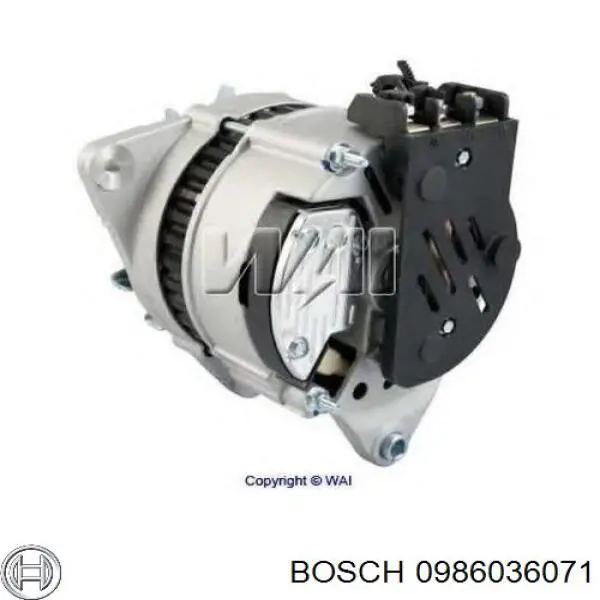 0986036071 Bosch alternador