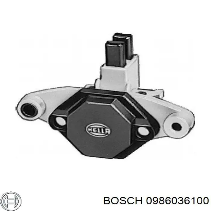 0986036100 Bosch alternador