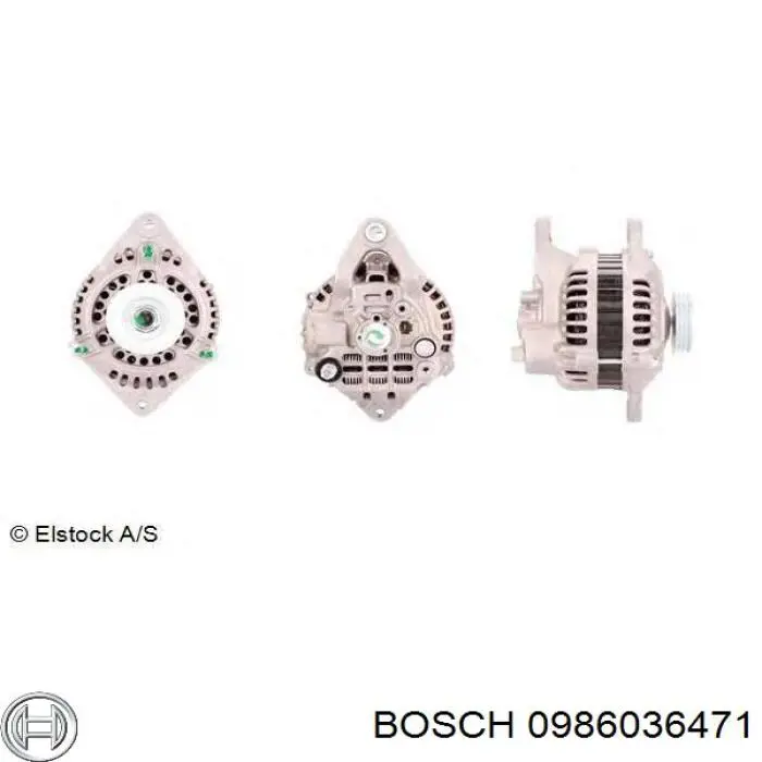 0986036471 Bosch alternador