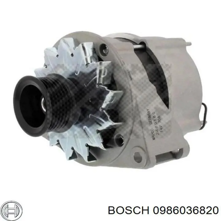 Alternador 0986036820 Bosch