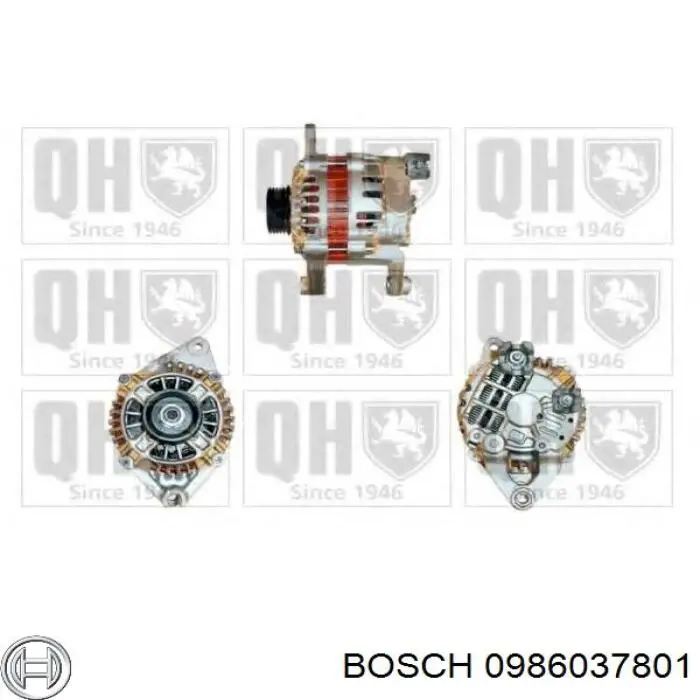 0986037801 Bosch alternador