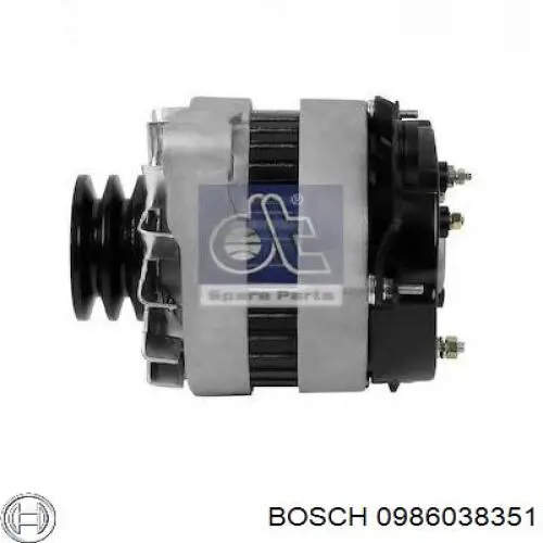 Alternador del motor Bosch 0986038351 precio, desde 186,98 EUR