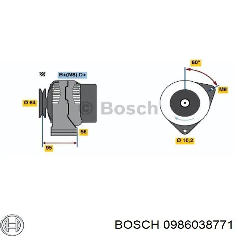 Alternador A13VI96 Peugeot/Citroen