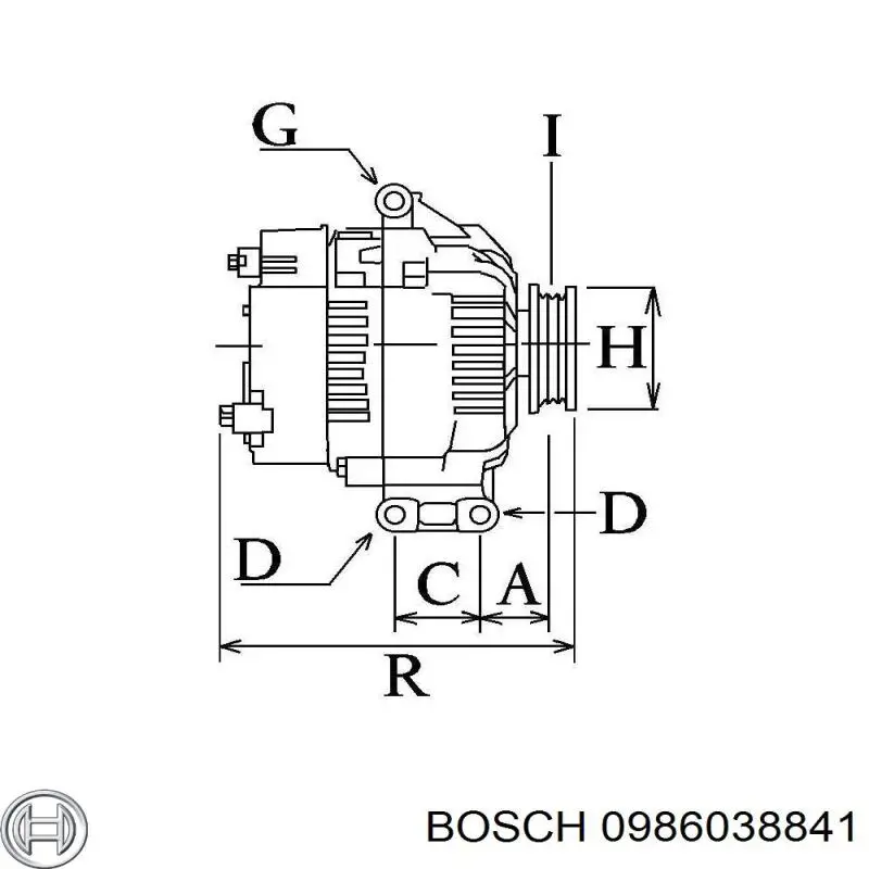 Comprar 0986038841 Bosch Dynamo