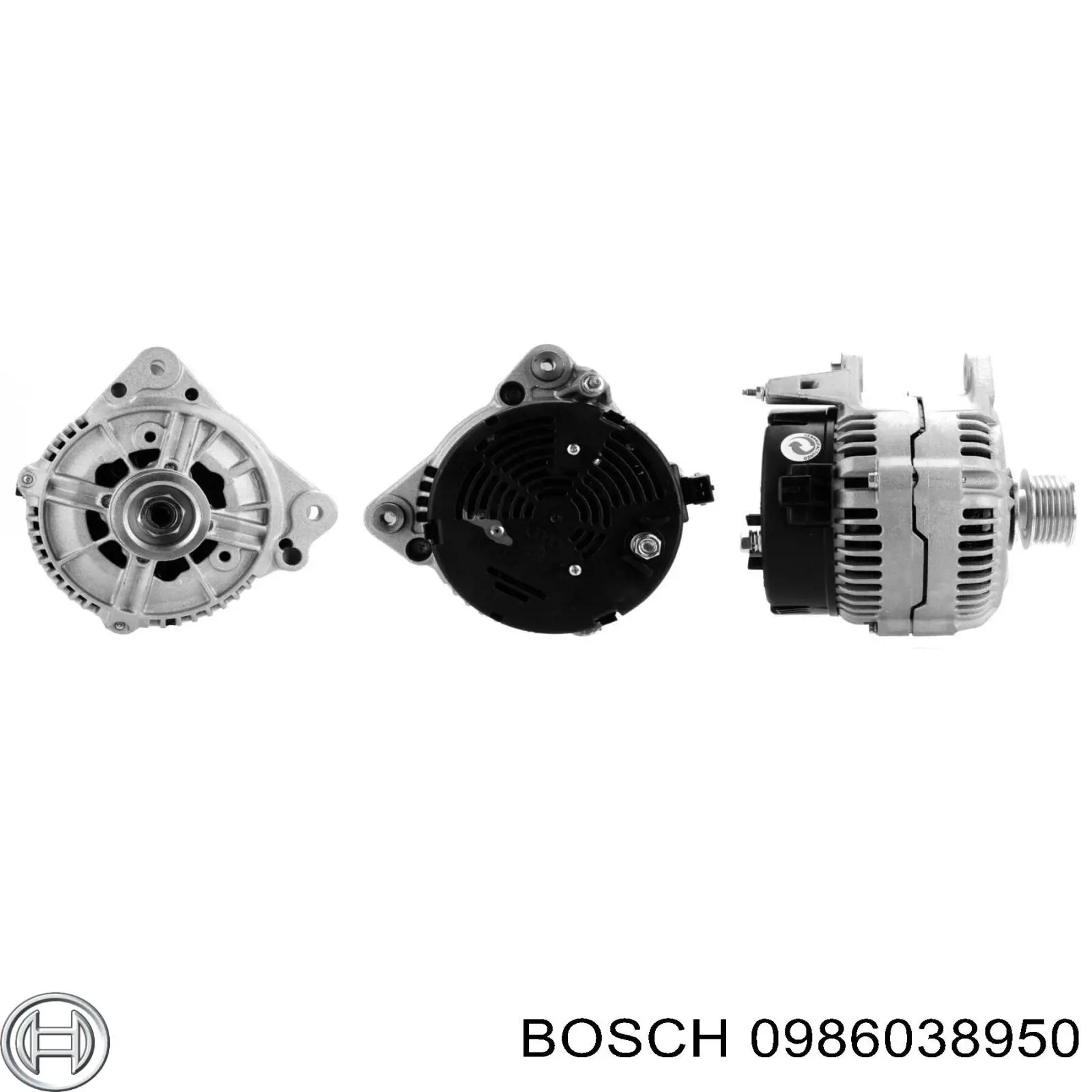 0986038950 Bosch alternador
