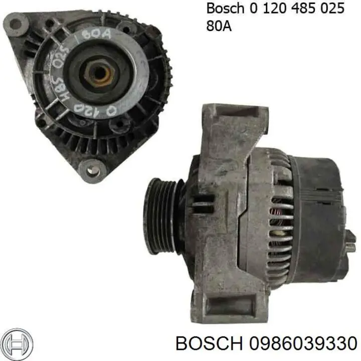 0986039330 Bosch alternador