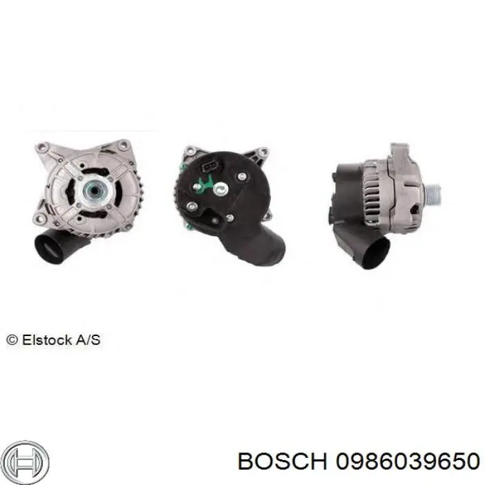 0986039650 Bosch alternador