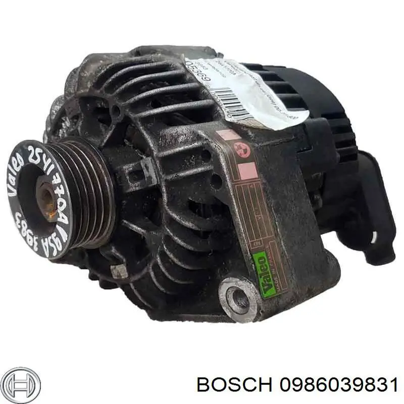 0986039831 Bosch alternador