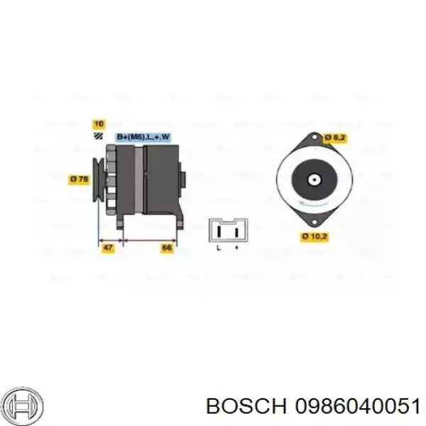 Comprar 0986040051 Bosch Dynamo