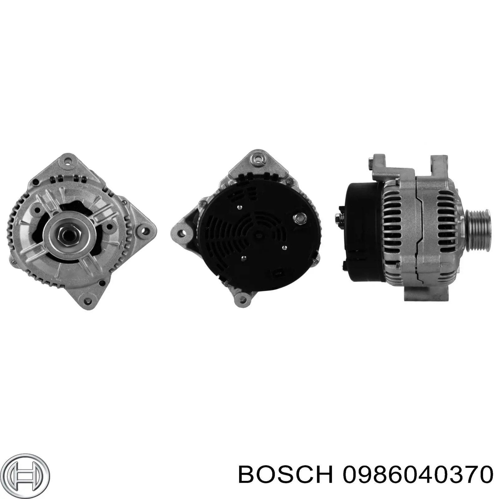 0 986 040 370 Bosch alternador