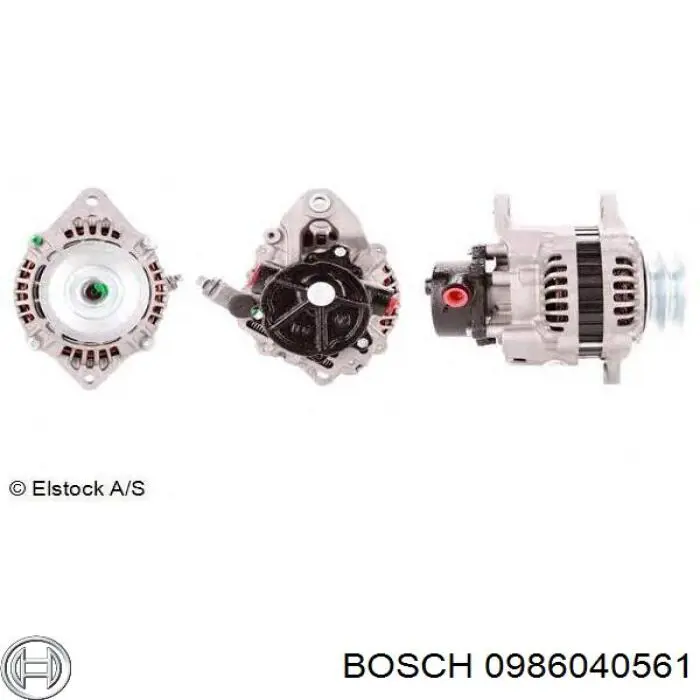 0986040561 Bosch alternador